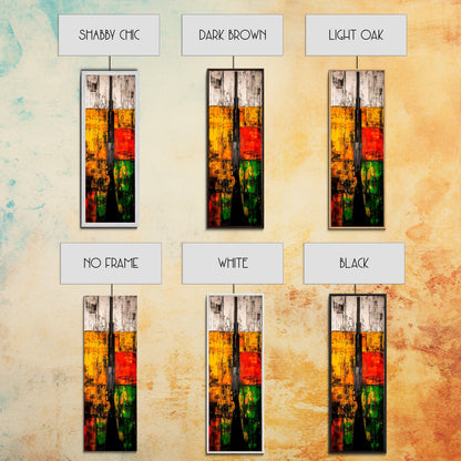 Shotgun Painting, Rustic Hunting, Framed Canvas Print, Man Cave Wall Art, Western Decor, Cabin Artwork, Bold Statement Piece