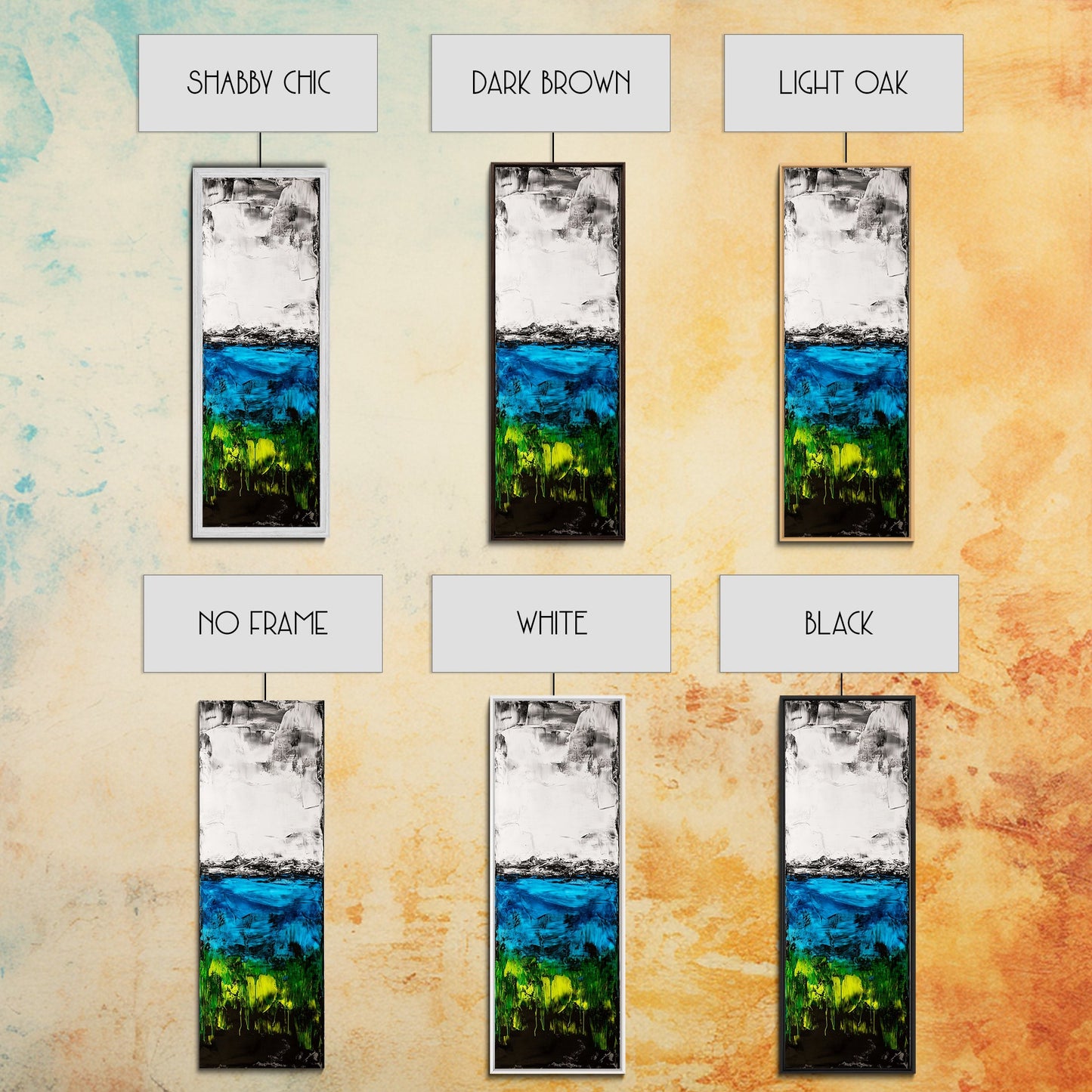 Serene Waters, Minimalist Landscape, Black and White Painting, Framed Canvas Print, Modern Wall Art, Tranquil Home Decor, Living Room Art