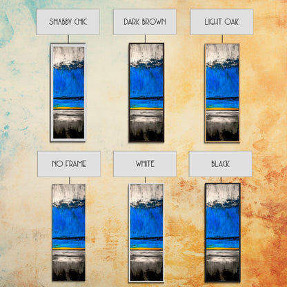 Ocean Horizon, Coastal Art, Blue Wall Decor, Canvas Print, Seascape Painting, Minimalist Art, Large Wall Art, Modern Home Decor