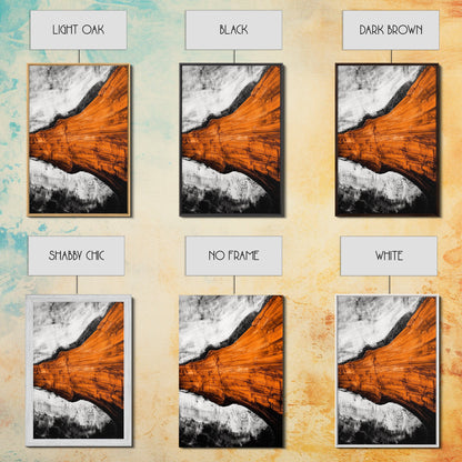 Desert Abstract, Earthy Canvas Print, Warm Toned Art, Southwest Wall Decor, Modern Boho Painting, Minimalist Home Artwork