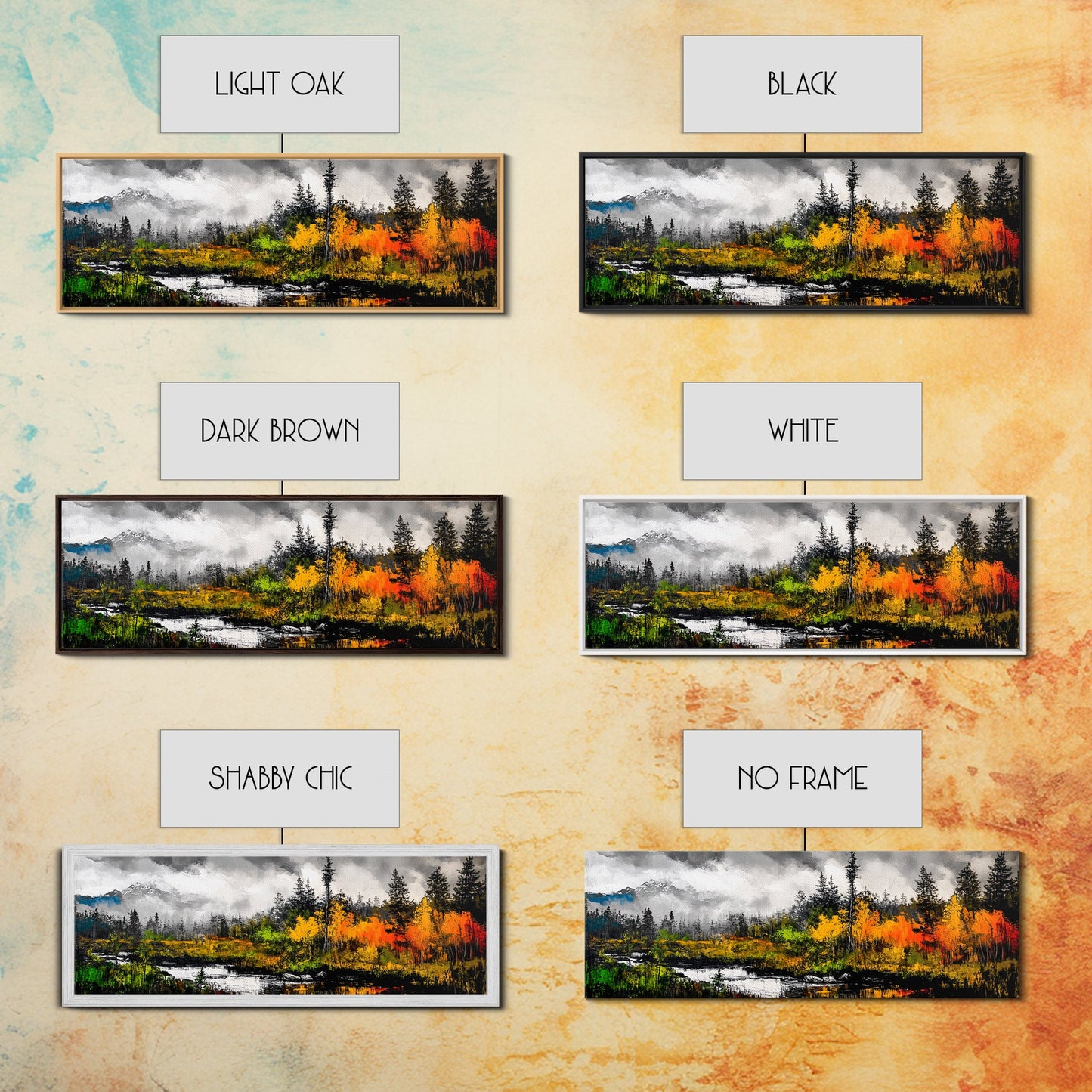 Misty Forest, River Reflection, Fall Foliage, Canvas Print, Cabin Wall Art, Nature Inspired Decor, Rustic Living Room Art