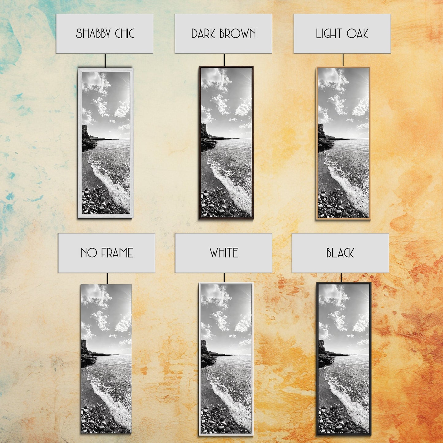 Coastal Shoreline, Pebble Beach, Ocean Breeze, Canvas Print, Bathroom Wall Art, Minimalist Decor, Black White Photography, Seaside Vibe