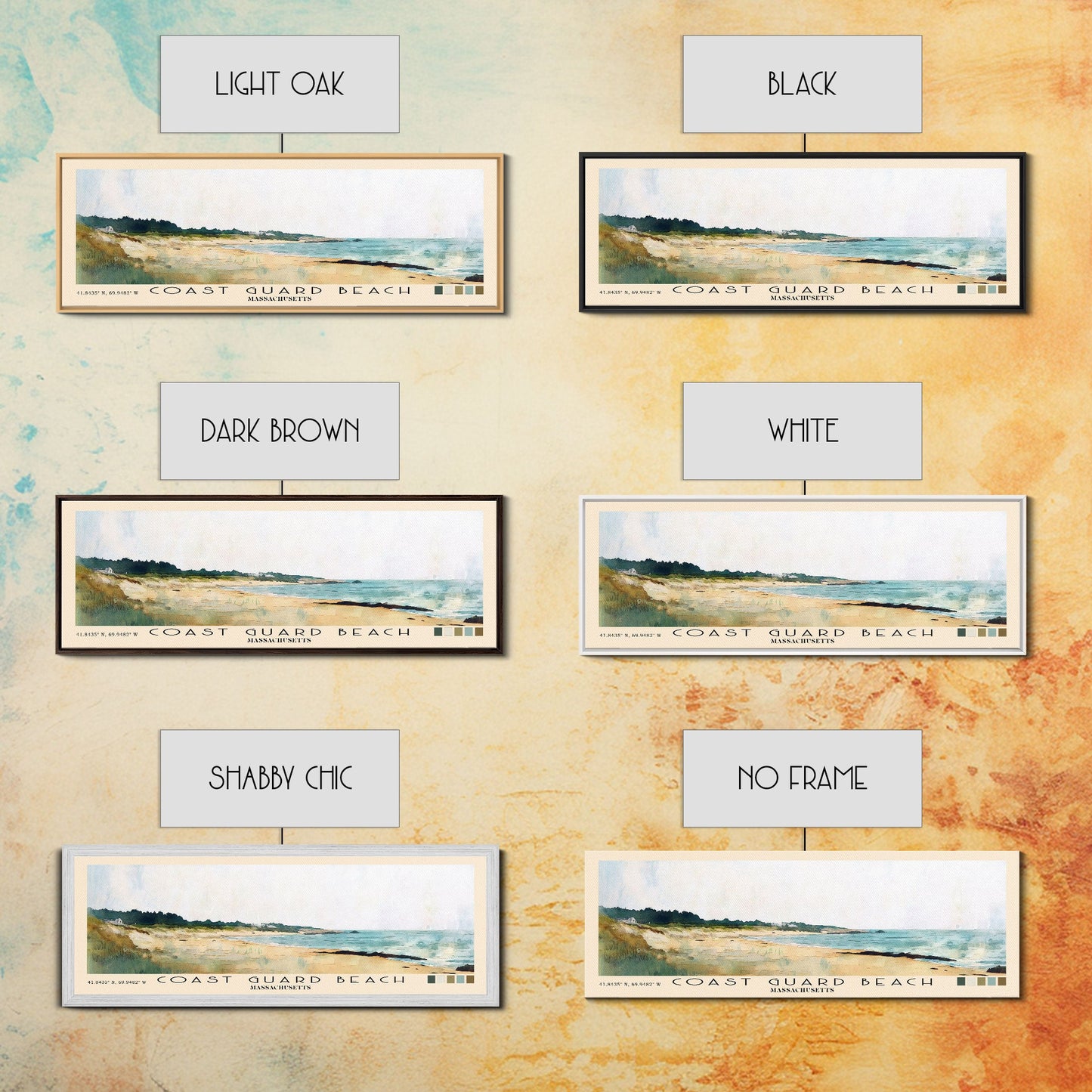 Coast Guard Beach, Massachusetts Watercolor Beach Print, Vacation Gift, Massachusetts Wall Art, Beach Painting, Beach Decor, Beach Painting