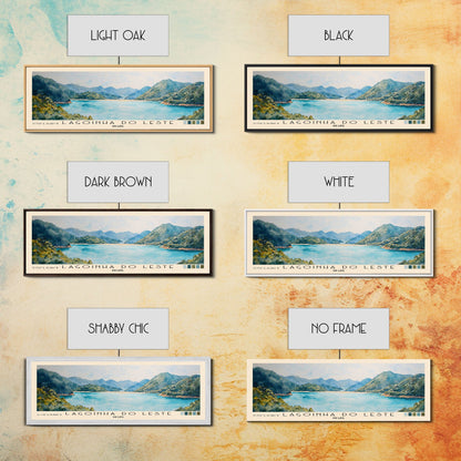 Lagoinha do Leste, Brazil Watercolor Beach Print, Vacation Gift, Brazil Wall Art, Beach Painting, Beach Decor, Beach Painting