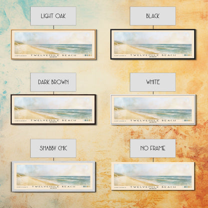 Twelvemile Beach, Michigan Watercolor Print, Vacation Gift, Michigan Wall Art, Beach Painting, Beach Decor, Large Wall Art, Wood Frame Art