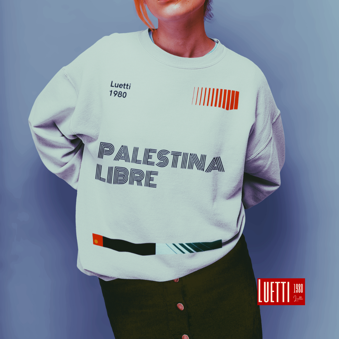 Vintage-inspired Kodak Palestina Libre Drop Shoulders Sweatshirts
