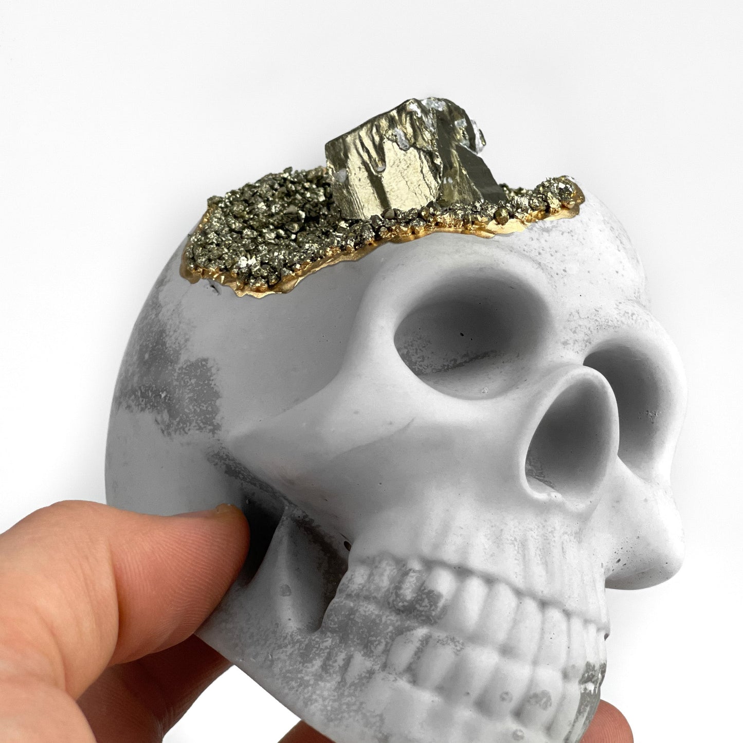 Pyrite Skull Head