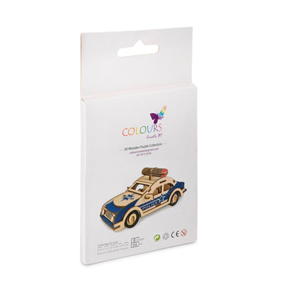 3d Police Car Puzzle