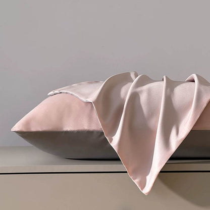 Summer Washed Ice Silk Double Pillow Case for Home Use