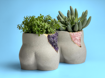 Amethyst Butt Planter