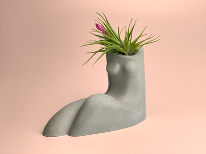 SET OF 3 AIR PLANT HOLDERS, Female Body Vase