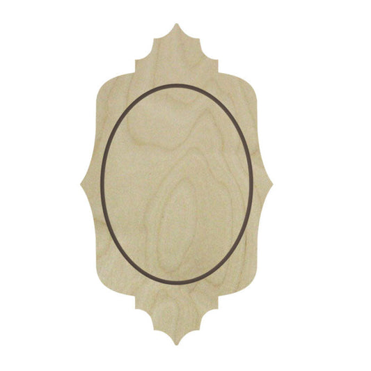 Trekell Ornate Mirror Floater Panel - Wooden Painting Canvas + Frame
