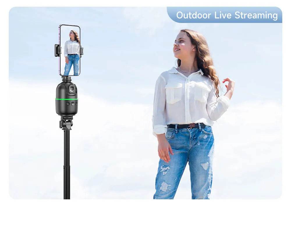 Selfieshow P03 Gimbal Stabilizer with 360 Rotation Tracking