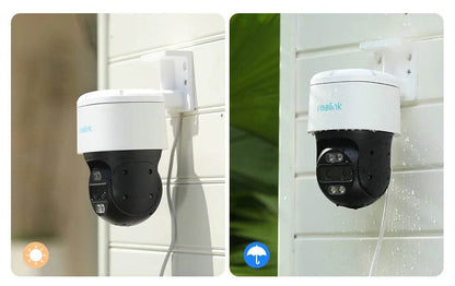 4K Dual Lens PTZ Security Camera with Auto Tracking