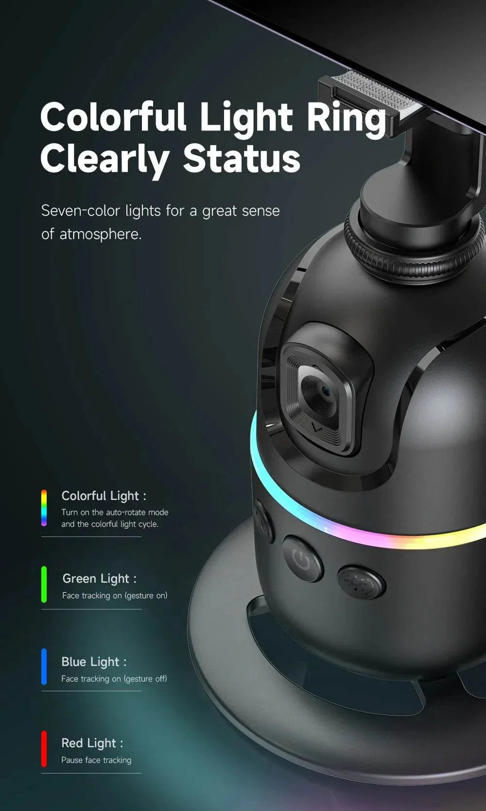 360° Smart Auto Face Tracking Gimbal Stabilizer Tripod