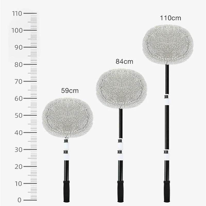 2022 New 15 Degree Bend Car Cleaning Brush with Telescoping Handle