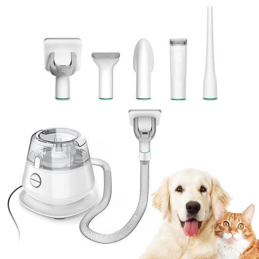 INSE P20 Pet Grooming Kit & Vacuum Suction for Hair Cleanup