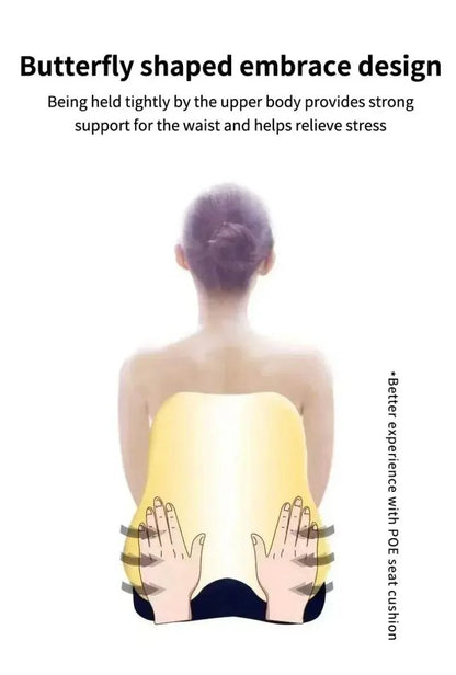 Memory Foam Lumbar Back Cushion for Pain Relief Support