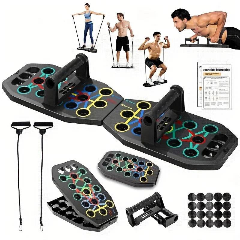 Solid Push Up Board Multi-Functional Home Workout System