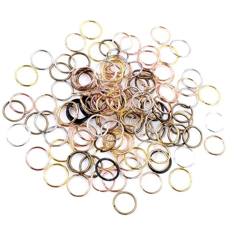 200pcs/Lot Metal DIY Jewelry Findings Jump Rings & Split Rings