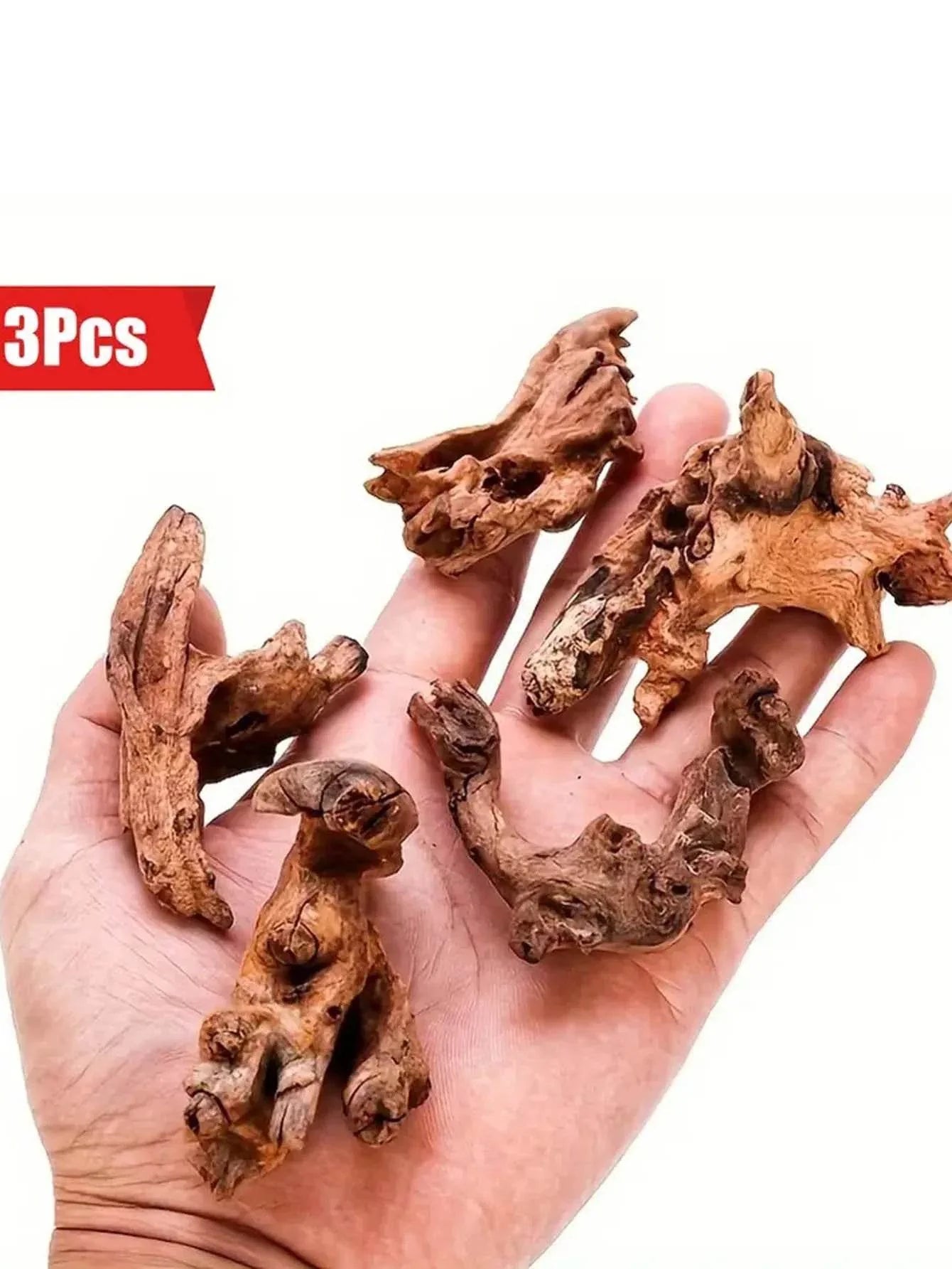 5-10CM Small Natural Tree Trunk Aquarium Decoration Ornament