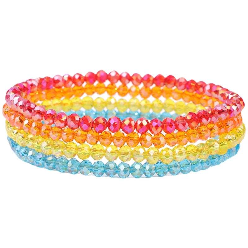 Vibranting Beaded Bracelet Set for Trendy Women Fashion