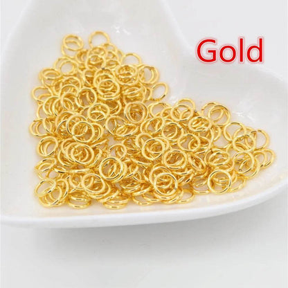 200pcs/Lot Metal DIY Jewelry Findings Jump Rings & Split Rings