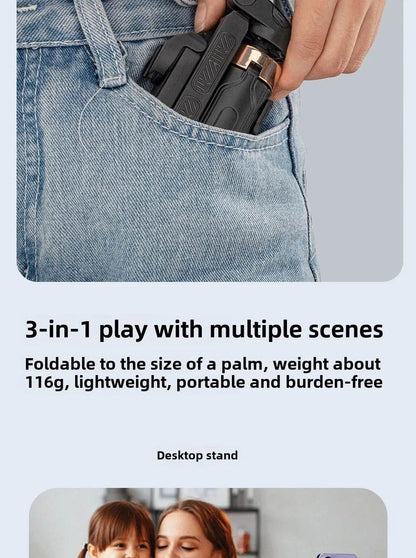 Super Mini Selfie Stick Bluetooth Remote Phone Holder Aid