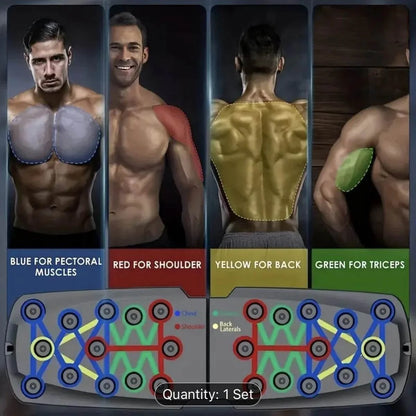 Solid Push Up Board Multi-Functional Home Workout System