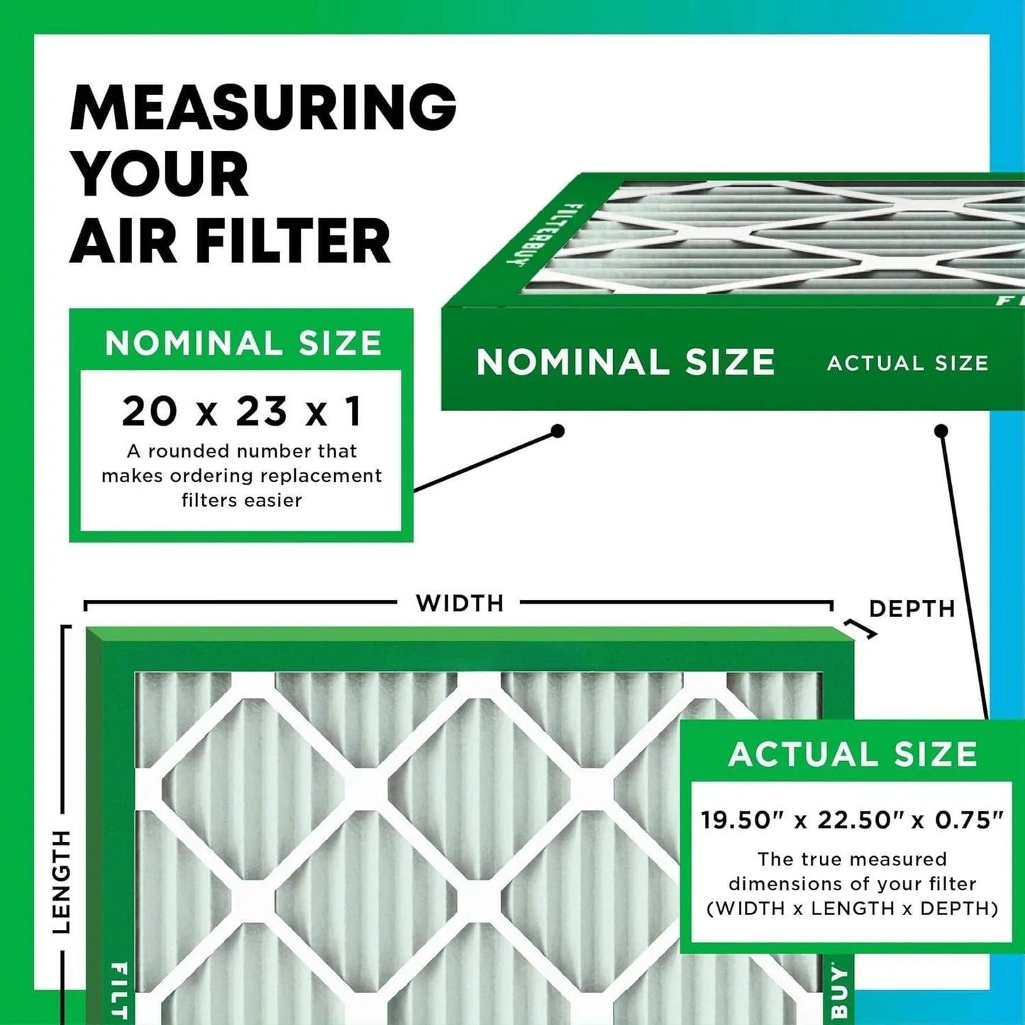 20x23x1 Air Filter 13 Optimal Defense for Clean Air