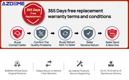 AZDOME PG17 12" WiFi Mirror Dash Cam 4K Dual Camera