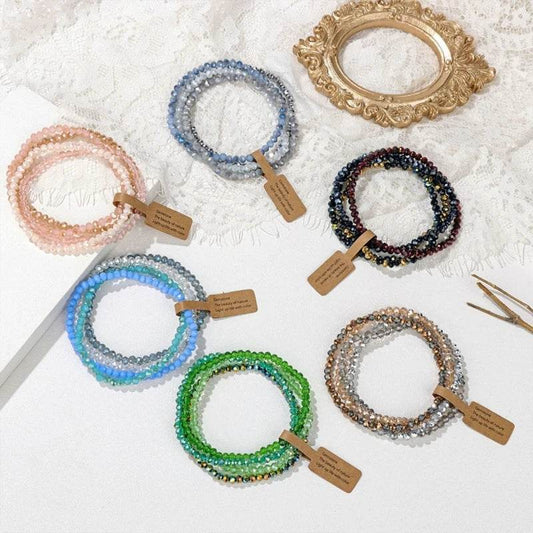 Vibranting Beaded Bracelet Set for Trendy Women Fashion