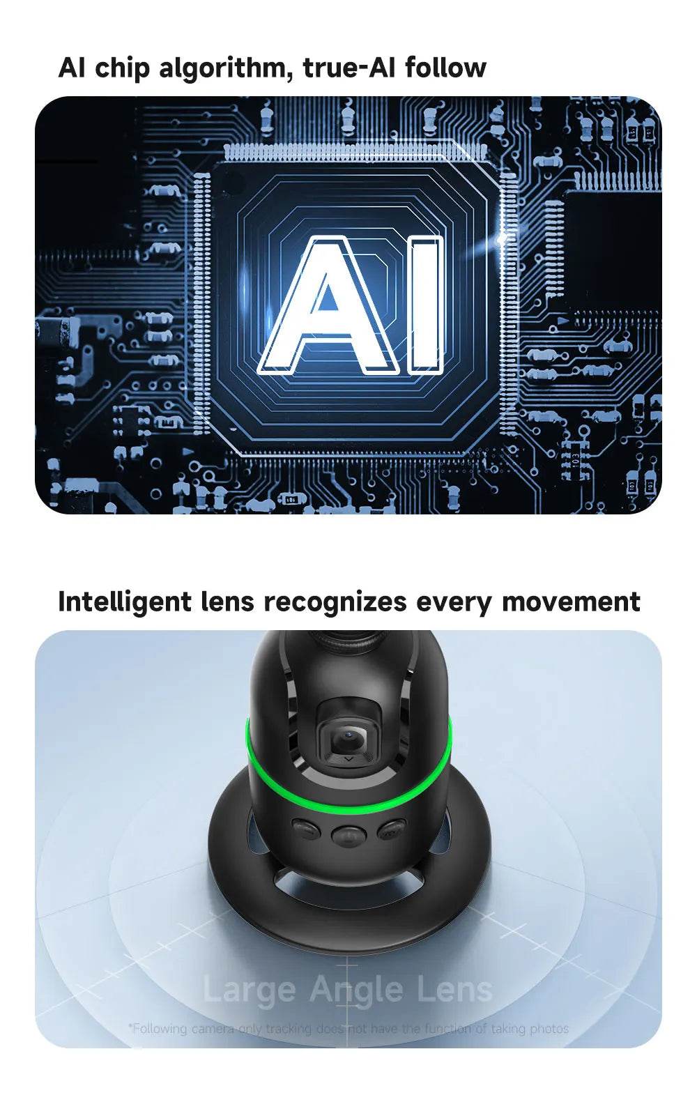 Selfieshow P03 Gimbal Stabilizer with 360 Rotation Tracking