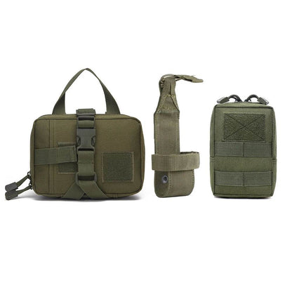 3Pcs Dog Tactical Bags with 2Pcs Pouches and Belt Holder