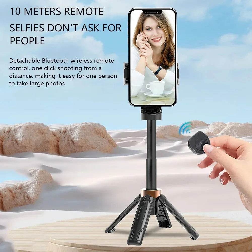 Super Mini Selfie Stick Bluetooth Remote Phone Holder Aid