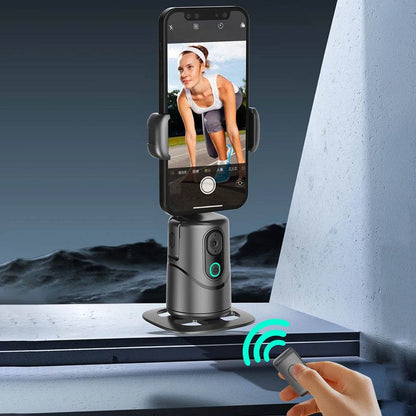 Auto Face Tracking Tripod with Gesture Control for Tiktok