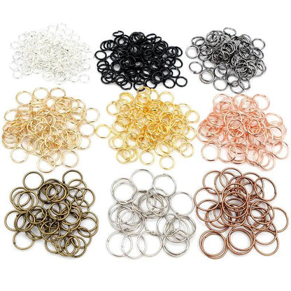 200pcs/Lot Metal DIY Jewelry Findings Jump Rings & Split Rings