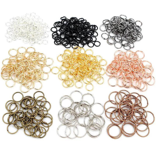 200pcs/Lot Metal DIY Jewelry Findings Jump Rings & Split Rings