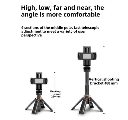 Super Mini Selfie Stick Bluetooth Remote Phone Holder Aid