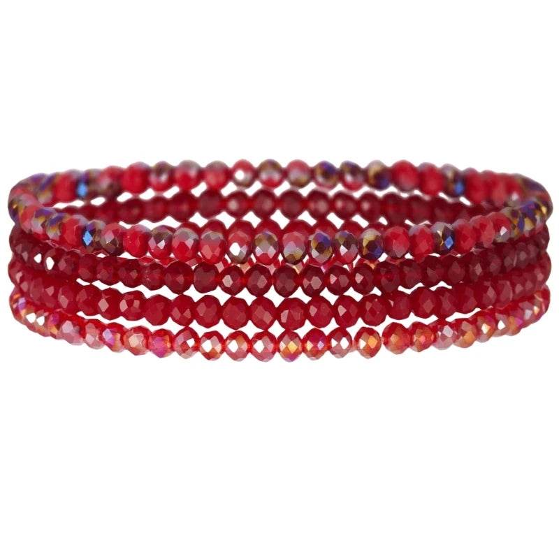 Vibranting Beaded Bracelet Set for Trendy Women Fashion