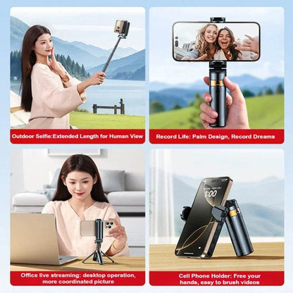 Super Mini Selfie Stick Bluetooth Remote Phone Holder Aid