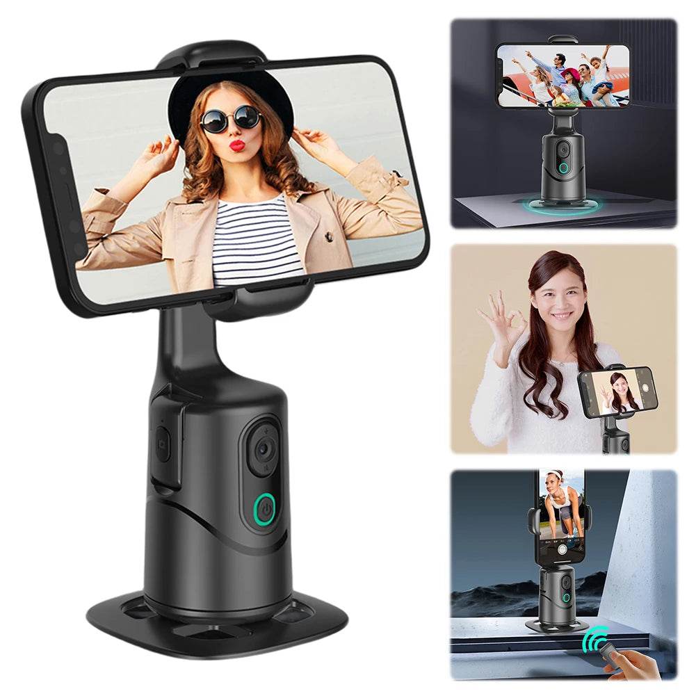 Auto Face Tracking Tripod for Tiktok Live Video Recording