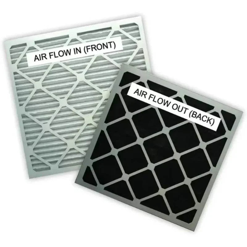 NEW 20x24x1 Pleated Air Filters MERV 14 Plus Carbon 12 Pack