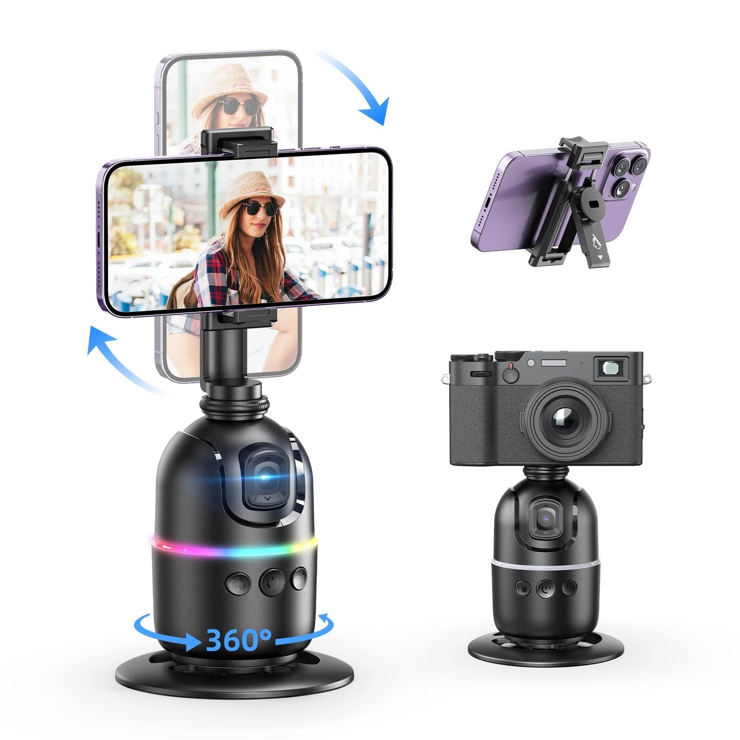 Selfieshow P03 Gimbal Stabilizer with 360 Rotation Tracking