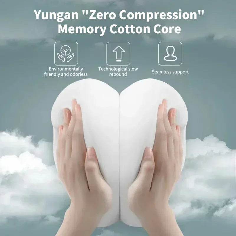 Memory Foam Lumbar Back Cushion for Pain Relief Support