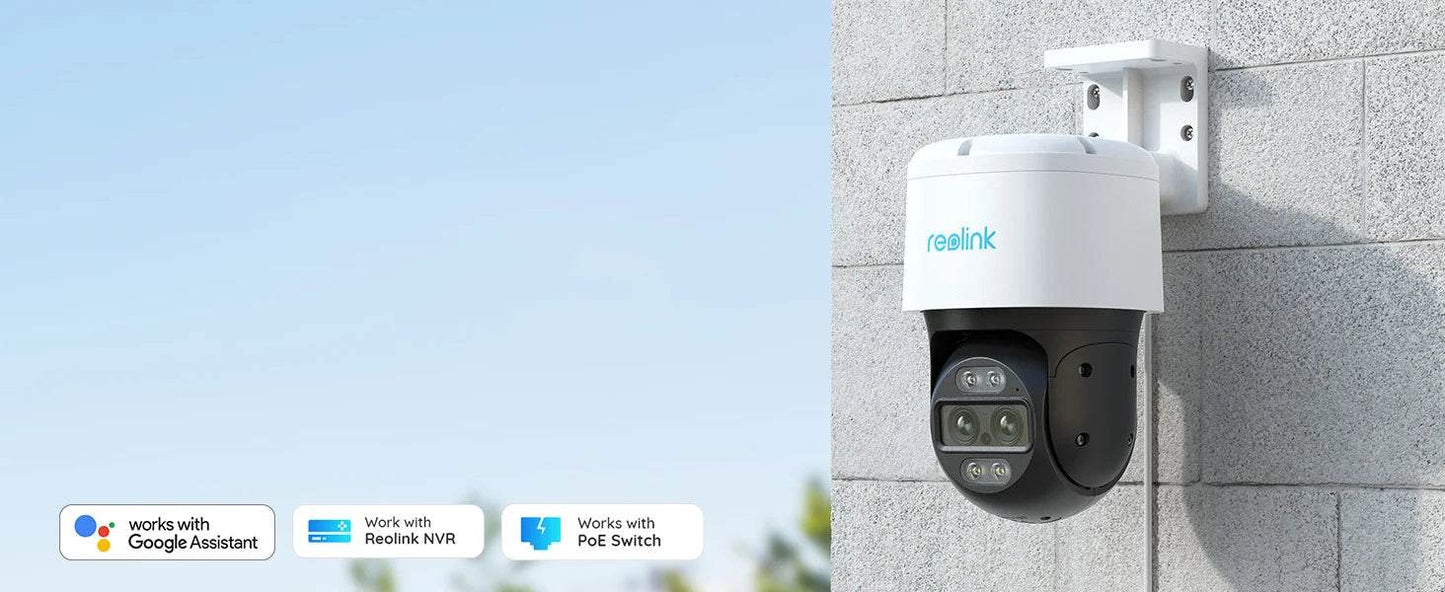 Reolink TrackMix Series Poe & WiFi Camera 4K Auto Tracking