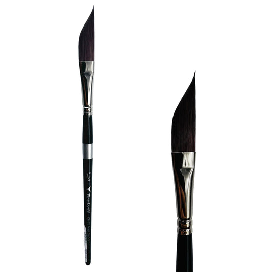 Trekell Onyx Synthetic Squirrel Short Handle Artist Brush - Size 1/2" Dagger