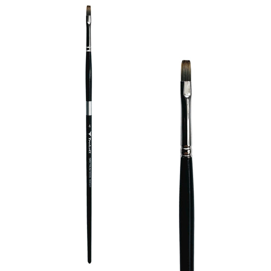 Trekell Spectrum Long Handle Artist Brush - Size #4 Bright