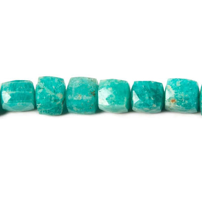 Amazonite Faceted Cube Beads