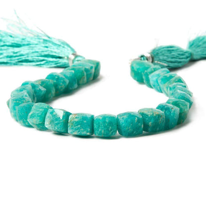Amazonite Faceted Cube Beads